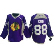 Chicago Blackhawks ＃88 Men's Patrick Kane Reebok Authentic Purple Hockey Fights Cancer Jersey