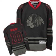 Chicago Blackhawks ＃10 Men's Patrick Sharp Reebok Authentic Black Ice Jersey