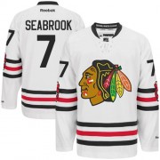Chicago Blackhawks ＃7 Youth Brent Seabrook Reebok Authentic White 2015 Winter Classic Jersey