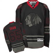 Chicago Blackhawks ＃65 Men's Andrew Shaw Reebok Authentic Black Ice Jersey
