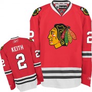 Chicago Blackhawks ＃2 Youth Duncan Keith Reebok Authentic Red Home Jersey
