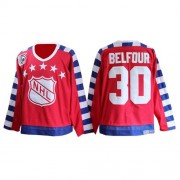 Chicago Blackhawks ＃30 Men's ED Belfour CCM Authentic Red All Star Throwback 75TH Jersey