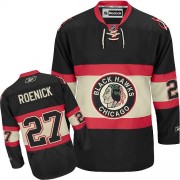 Chicago Blackhawks ＃27 Men's Jeremy Roenick Reebok Authentic Black New Third Jersey