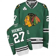 Chicago Blackhawks ＃27 Men's Jeremy Roenick Reebok Authentic Green Jersey