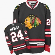Chicago Blackhawks ＃24 Men's Martin Havlat Reebok Authentic Black Third Jersey