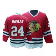 Chicago Blackhawks ＃24 Men's Martin Havlat CCM Authentic Red Throwback Jersey