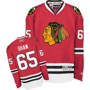 Chicago Blackhawks ＃65 Youth Andrew Shaw Reebok Authentic Red Home Jersey