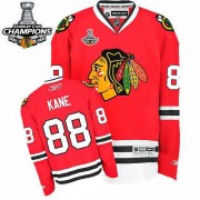 Chicago Blackhawks ＃88 Men's Patrick Kane Reebok Authentic Red 2013 Stanley Cup Champions Jersey