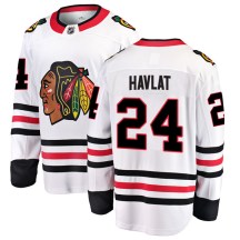 Chicago Blackhawks Men's Martin Havlat Fanatics Branded Breakaway White Away Jersey