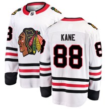 Chicago Blackhawks Men's Patrick Kane Fanatics Branded Breakaway White Away Jersey