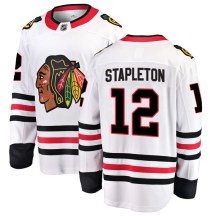 Chicago Blackhawks Men's Pat Stapleton Fanatics Branded Breakaway White Away Jersey
