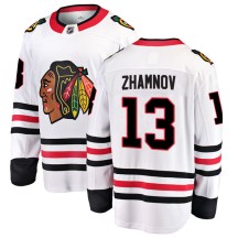 Chicago Blackhawks Men's Alex Zhamnov Fanatics Branded Breakaway White Away Jersey