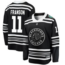 Chicago Blackhawks Men's Cody Franson Fanatics Branded Breakaway Black 2019 Winter Classic Jersey