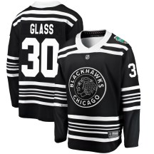 Chicago Blackhawks Men's Jeff Glass Fanatics Branded Breakaway Black 2019 Winter Classic Jersey