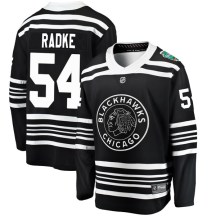 Chicago Blackhawks Men's Roy Radke Fanatics Branded Breakaway Black 2019 Winter Classic Jersey