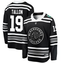 Chicago Blackhawks Men's Dale Tallon Fanatics Branded Breakaway Black 2019 Winter Classic Jersey