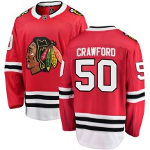 Chicago Blackhawks Youth Corey Crawford Fanatics Branded Breakaway Red Home Jersey