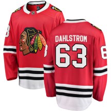 Chicago Blackhawks Youth Carl Dahlstrom Fanatics Branded Breakaway Red Home Jersey