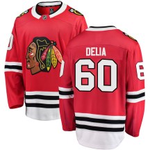 Chicago Blackhawks Youth Collin Delia Fanatics Branded Breakaway Red Home Jersey
