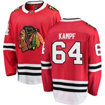 Chicago Blackhawks Youth David Kampf Fanatics Branded Breakaway Red Home Jersey