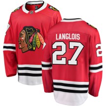 Chicago Blackhawks Youth Jeremy Langlois Fanatics Branded Breakaway Red Home Jersey