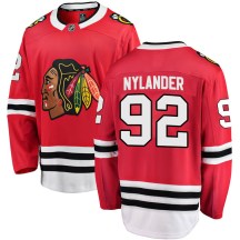 Chicago Blackhawks Youth Alexander Nylander Fanatics Branded Breakaway Red Home Jersey