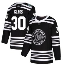 Chicago Blackhawks Men's Jeff Glass Adidas Authentic Black 2019 Winter Classic Jersey