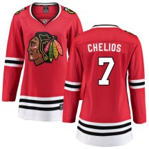 Chicago Blackhawks Women's Chris Chelios Fanatics Branded Breakaway Red Home Jersey