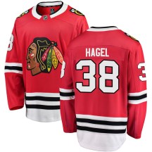 Chicago Blackhawks Men's Brandon Hagel Fanatics Branded Breakaway Red Home Jersey