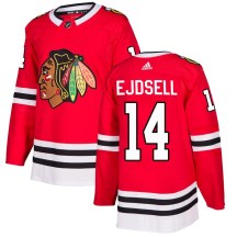 Chicago Blackhawks Men's Victor Ejdsell Adidas Authentic Red Home Jersey