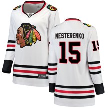 Chicago Blackhawks Women's Eric Nesterenko Fanatics Branded Breakaway White Away Jersey