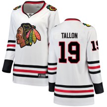 Chicago Blackhawks Women's Dale Tallon Fanatics Branded Breakaway White Away Jersey