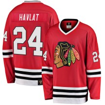 Chicago Blackhawks Youth Martin Havlat Fanatics Branded Premier Red Breakaway Heritage Jersey