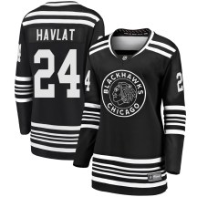 Chicago Blackhawks Women's Martin Havlat Fanatics Branded Premier Black Breakaway Alternate 2019/20 Jersey