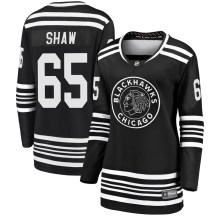 Chicago Blackhawks Women's Andrew Shaw Fanatics Branded Premier Black Breakaway Alternate 2019/20 Jersey