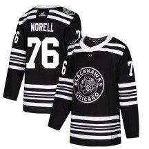 Chicago Blackhawks Youth Robin Norell Adidas Authentic Black 2019 Winter Classic Jersey