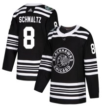 Chicago Blackhawks Youth Nick Schmaltz Adidas Authentic Black 2019 Winter Classic Jersey
