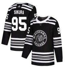 Chicago Blackhawks Youth Dylan Sikura Adidas Authentic Black 2019 Winter Classic Jersey
