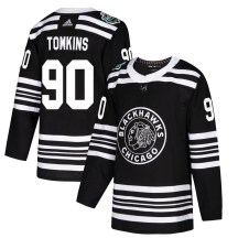 Chicago Blackhawks Youth Matt Tomkins Adidas Authentic Black 2019 Winter Classic Jersey