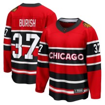 Chicago Blackhawks Men's Adam Burish Fanatics Branded Breakaway Red Special Edition 2.0 Jersey