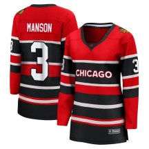 Chicago Blackhawks Women's Dave Manson Fanatics Branded Breakaway Red Special Edition 2.0 Jersey