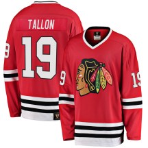 Chicago Blackhawks Men's Dale Tallon Fanatics Branded Premier Red Breakaway Heritage Jersey