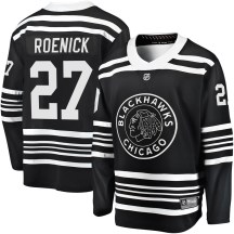Chicago Blackhawks Youth Jeremy Roenick Fanatics Branded Premier Black Breakaway Alternate 2019/20 Jersey
