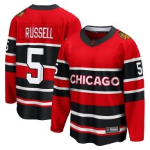 Chicago Blackhawks Youth Phil Russell Fanatics Branded Breakaway Red Special Edition 2.0 Jersey