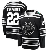 Chicago Blackhawks Youth Ryan Carpenter Fanatics Branded Breakaway Black 2019 Winter Classic Jersey
