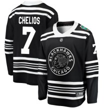 Chicago Blackhawks Youth Chris Chelios Fanatics Branded Breakaway Black 2019 Winter Classic Jersey
