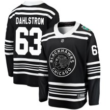 Chicago Blackhawks Youth Carl Dahlstrom Fanatics Branded Breakaway Black 2019 Winter Classic Jersey