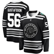 Chicago Blackhawks Youth Erik Gustafsson Fanatics Branded Breakaway Black 2019 Winter Classic Jersey