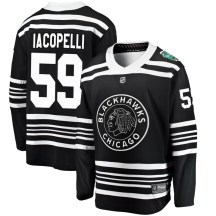 Chicago Blackhawks Youth Matt Iacopelli Fanatics Branded Breakaway Black 2019 Winter Classic Jersey