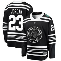 Chicago Blackhawks Youth Michael Jordan Fanatics Branded Breakaway Black 2019 Winter Classic Jersey